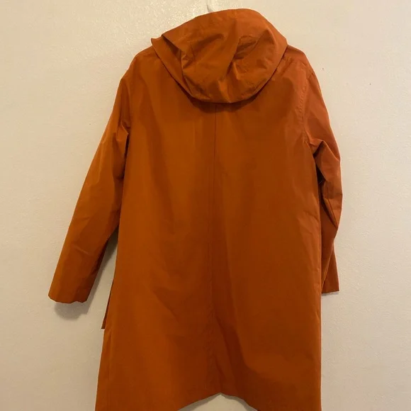 a new day Women's Orange raincoat Trench Coat - Picture 2 of 5